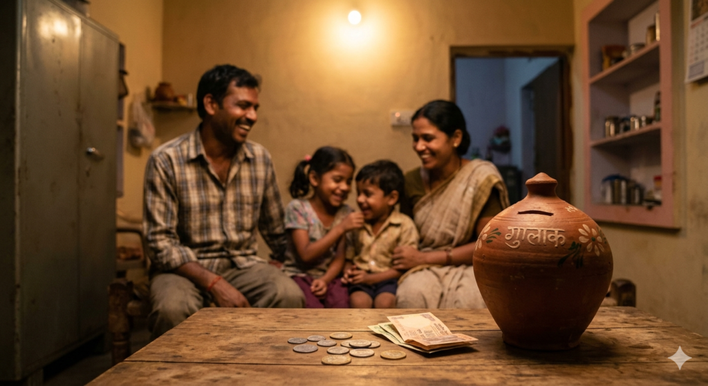 कम कमाई में बड़ी बचत: गरीब और मध्यम वर्ग के लिए पैसा बचाने के असरदार तरीके image 23f82f0f (1)